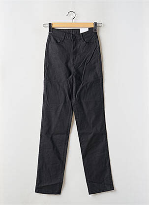 Pantalon drept elasticitate talie înaltă negru VILA femeie