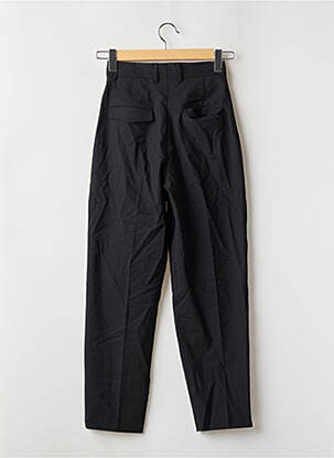 Pantalon drept elasticitate talie înaltă negru YUGEN femeie