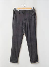 Pantalon slim elasticitate mărime normală negru JACK & JONES homme