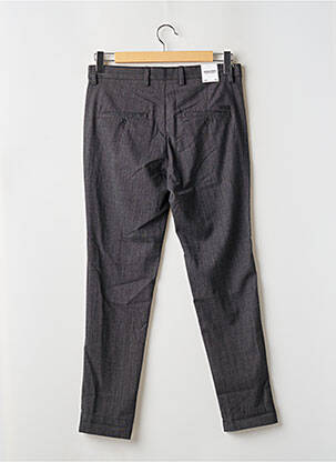Pantalon slim elasticitate mărime normală negru JACK & JONES bărbat