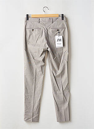 Pantalon slim elasticitate mărime normală bej SELECTED bărbat