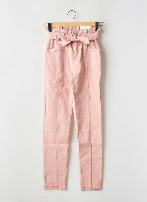 Blugi cu croială slim roz MORGAN femeie