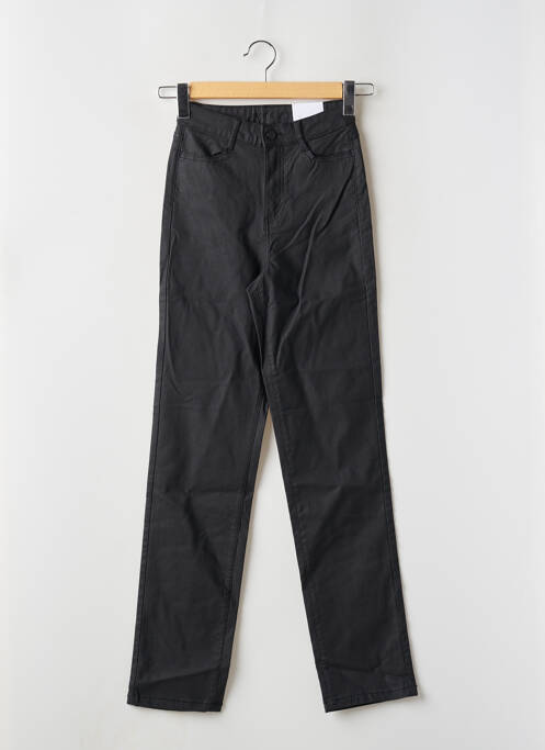 Pantalon drept elasticitate talie înaltă negru VILA femme