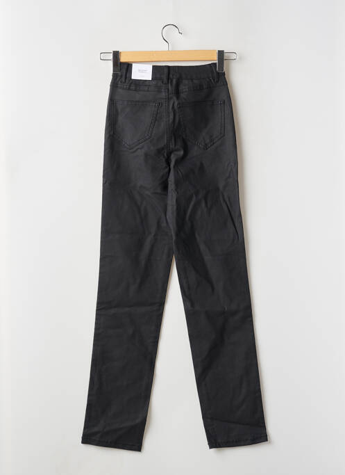 Pantalon drept elasticitate talie înaltă negru VILA femme
