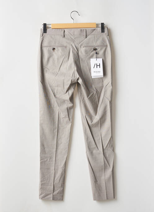 Pantalon slim bej SELECTED bărbat
