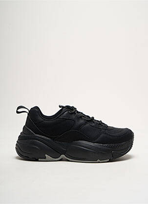 Adidași material neted toc de 4 la 6 cm negru VICTORIA femeie