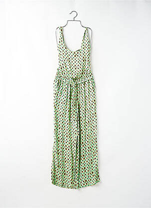 Salopetă-pantalon verde SEE THE MOON femeie