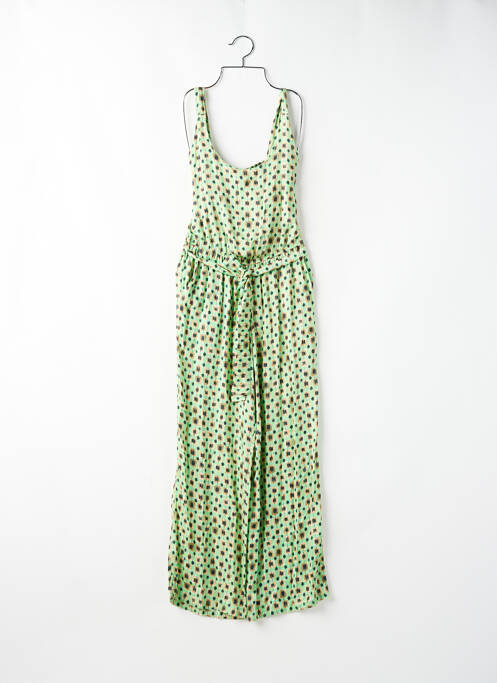 Salopetă-pantalon verde SEE THE MOON femeie