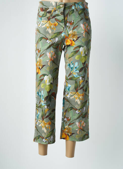Pantalon 7/8 verde ZERRES femeie