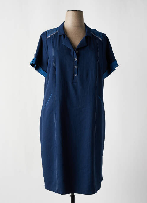 Rochie midi albastru FRANCE RIVOIRE femeie