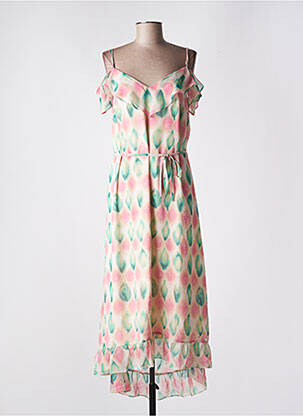 Rochie midi roz LES P'TITES BOMBES femeie