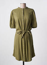 Rochie scurtă mâneci scurte mâneci scurte verde LES P'TITES BOMBES femeie