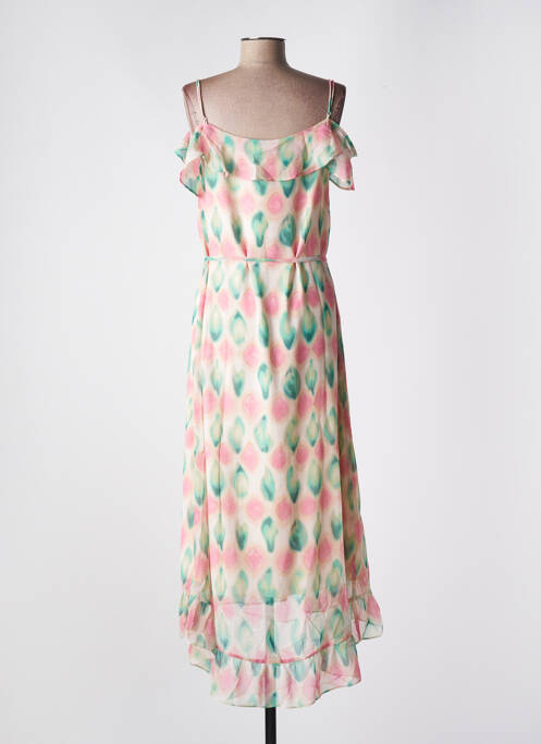 Rochie midi roz LES P'TITES BOMBES femeie