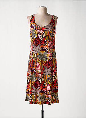 Rochie midi portocaliu SURKANA femeie