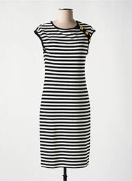 Rochie midi mâneci scurte mâneci scurte negru LOLITAS&L femme