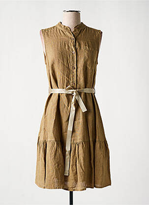 Rochie midi bej CAFE NOIR femeie