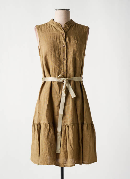 Rochie midi bej CAFE NOIR femeie