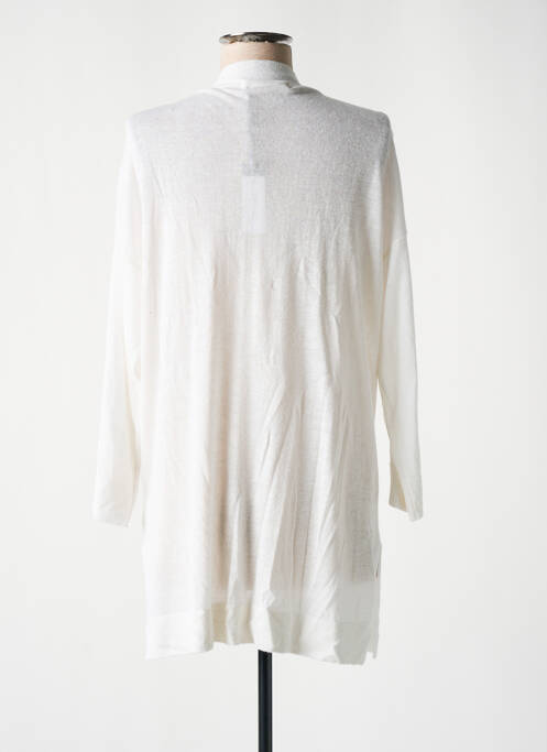 Vestă cu mâneci lungi alb SEE THE MOON femeie