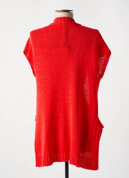 Vestă cu mâneci scurte roșu SEE THE MOON femeie