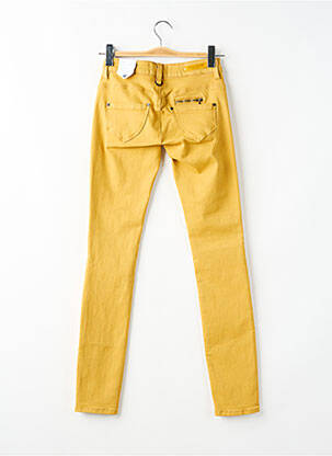 Blugi skinny elasticitate talie joasă galben FREEMAN T.PORTER femeie