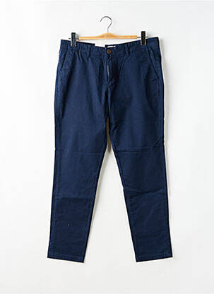 Pantalon chino țesătură poplin mărime normală albastru JACK & JONES bărbat