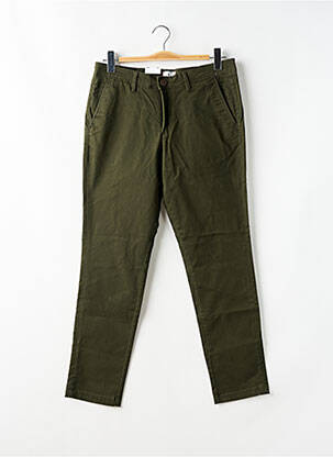 Pantalon chino țesătură poplin mărime normală verde JACK & JONES bărbat