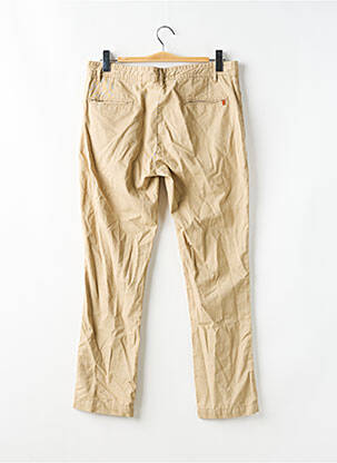 Pantalon chino țesătură poplin mărime normală bej LE FABULEUX MARCEL DE BRUXELLES bărbat