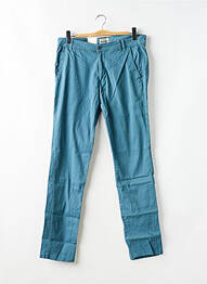 Pantalon chino țesătură poplin mărime normală albastru SHINE ORIGINAL bărbat