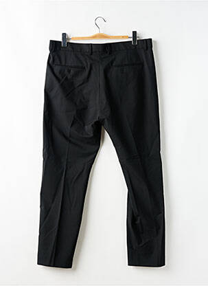 Pantalon chino țesătură poplin mărime normală negru SELECTED bărbat