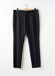 Pantalon chino țesătură melanj mărime normală negru SELECTED bărbat