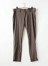 Pantalon chino țesătură melanj mărime normală maro BRUCE & BUTLER  homme
