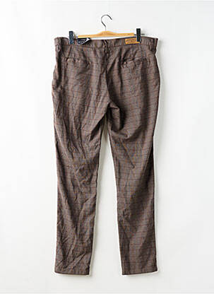 Pantalon chino țesătură melanj mărime normală maro BRUCE & BUTLER  bărbat