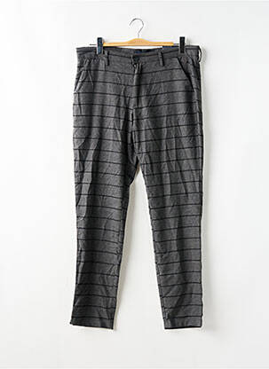 Pantalon chino țesătură melanj mărime normală gri BRUCE & BUTLER  bărbat