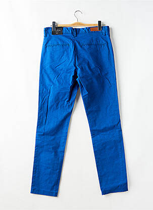 Pantalon chino țesătură poplin mărime normală albastru BRUCE & BUTLER  bărbat
