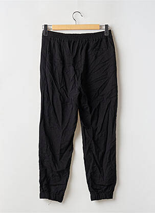 Pantalon 7/8 țesătură poplin mărime normală negru YUGEN femeie
