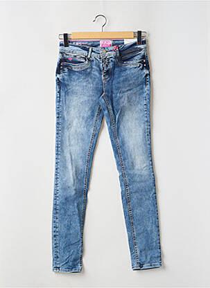 Blugi cu croială slim albastru STREET ONE femeie