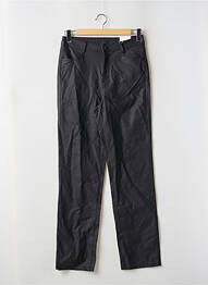 Pantalon drept elasticitate talie înaltă negru VILA femme