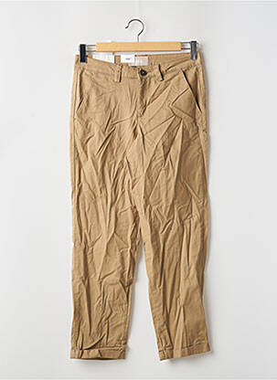 Pantalon chino țesătură poplin mărime normală bej JJXX femeie