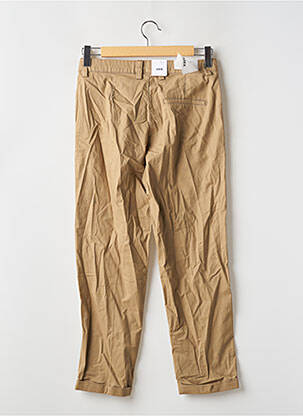 Pantalon chino țesătură poplin mărime normală bej JJXX femeie