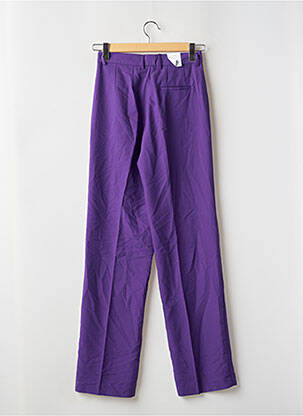 Pantalon drept elasticitate talie înaltă violet JJXX femeie