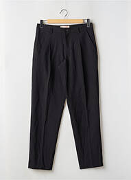 Pantalon drept croială morcov talie înaltă negru JJXX femme