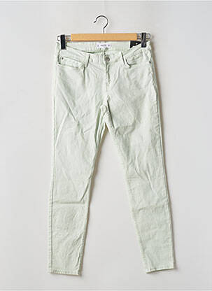 Pantalon slim verde MANGO femeie