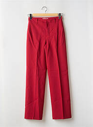 Pantalon drept elasticitate talie înaltă roșu MANGO femme
