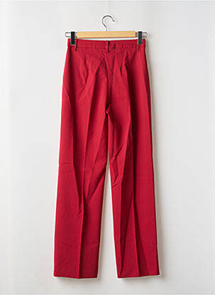 Pantalon drept elasticitate talie înaltă roșu MANGO femeie