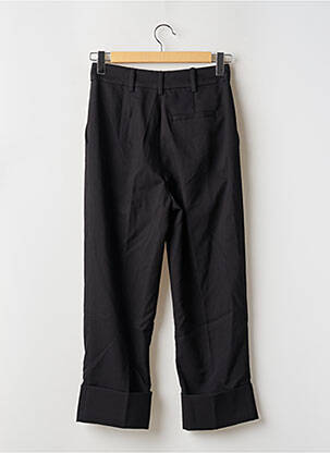 Pantalon drept elasticitate talie înaltă negru MANGO femeie