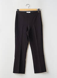 Pantalon drept elasticitate mărime normală negru MANGO femme
