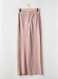 Pantalon larg croială fluidă talie înaltă bej OBJECT femme