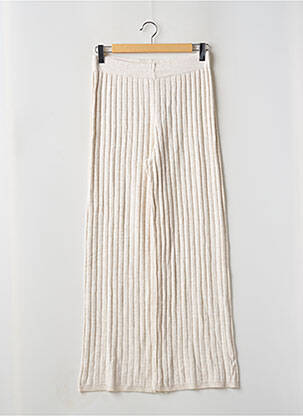 Pantalon larg bej ONLY femeie