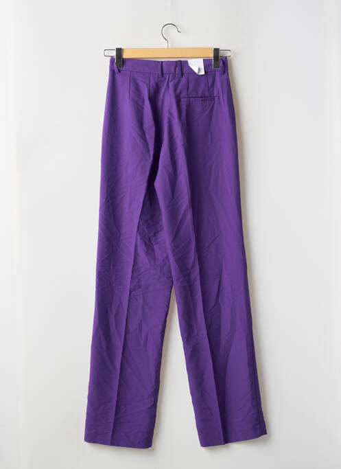 Pantalon drept violet JJXX femeie