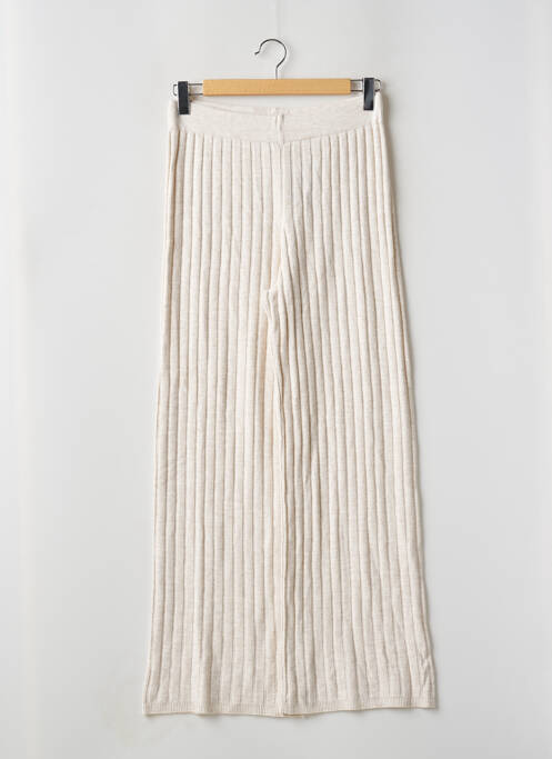 Pantalon larg bej ONLY femeie